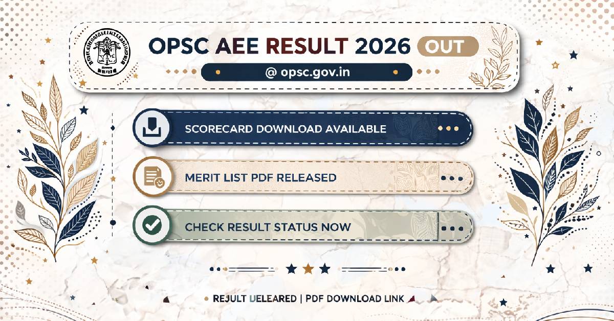OPSC AEE Result 2026